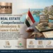 Egypt real estate taxes guide 2026 by Experts Gamal: Egyptian flag, property model, title deed, and scales of justice on a Real Estate Services Desk in Hurghada