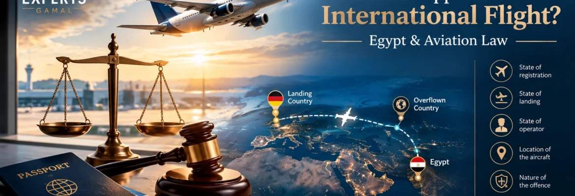 What law applies on an international flight – Egypt and aviation law
