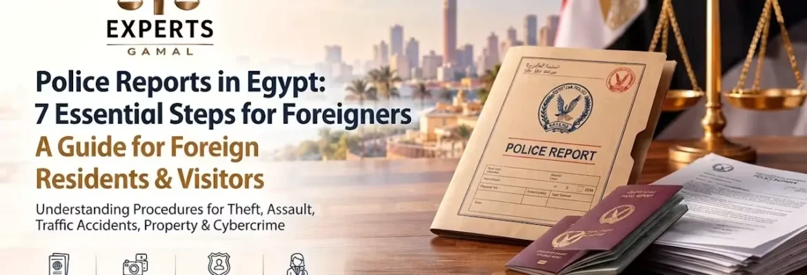 Police Reports in Egypt guide for foreigners – 7 essential steps for foreign residents and visitors, by Experts Gamal